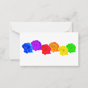Rainbow Roses  Card