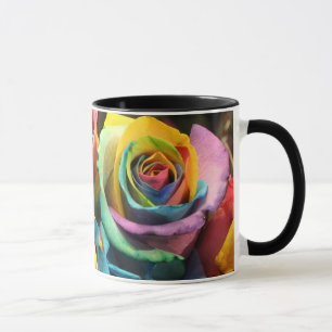 Rainbow Roses Mug