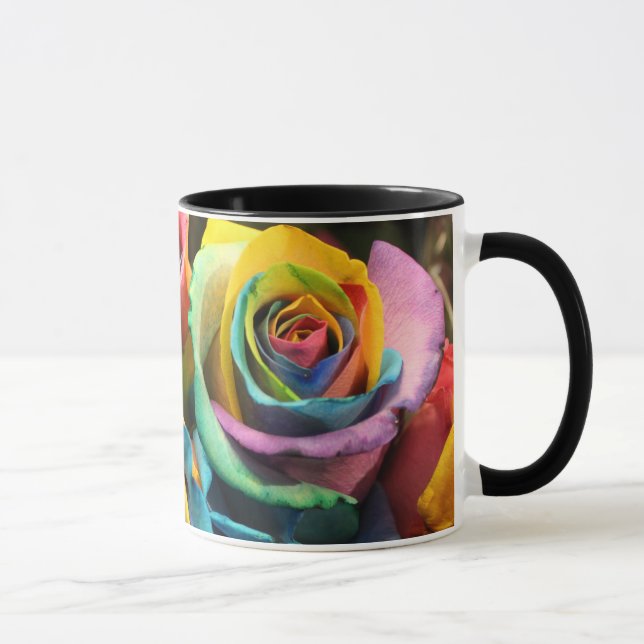 Rainbow Roses Mug (Right)