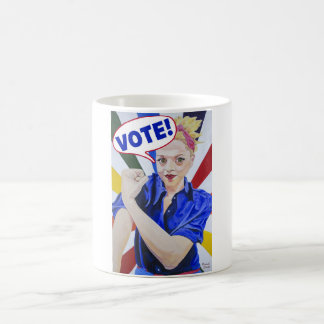 Rainbow Rosie Vote Mug