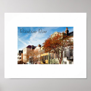 Rainbow Row Poster