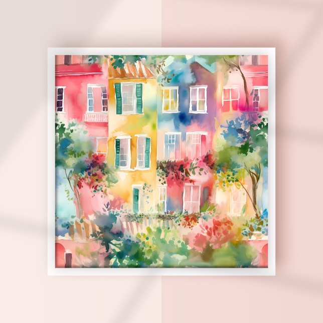 Rainbow Row Poster (Creator Uploaded)