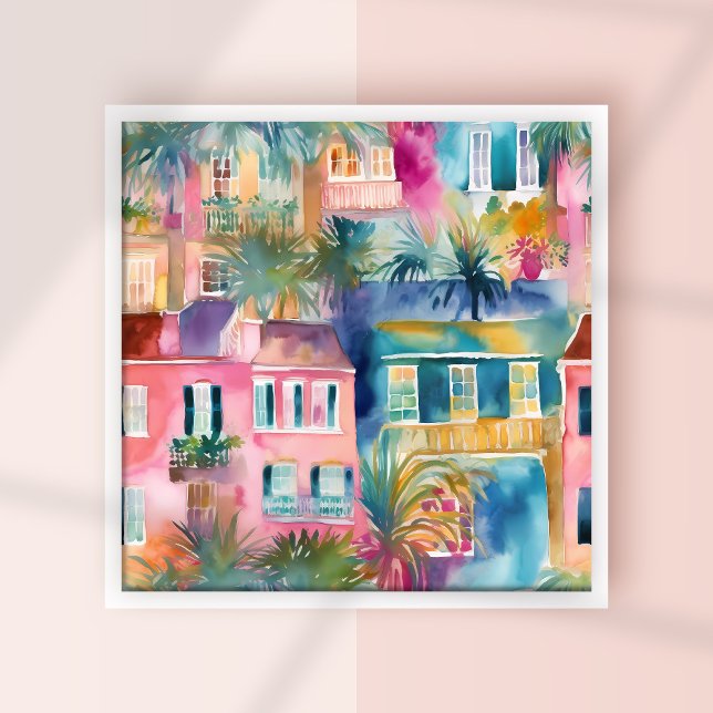 Rainbow Row Poster (Creator Uploaded)