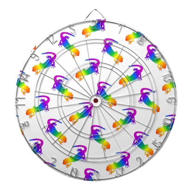 Rainbow Salamander Dartboard (Front)