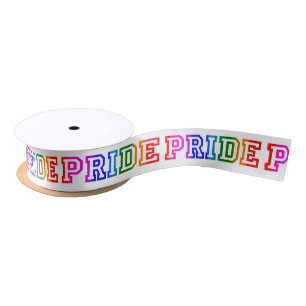 Rainbow Satin PRIDE Ribbon Satin Ribbon