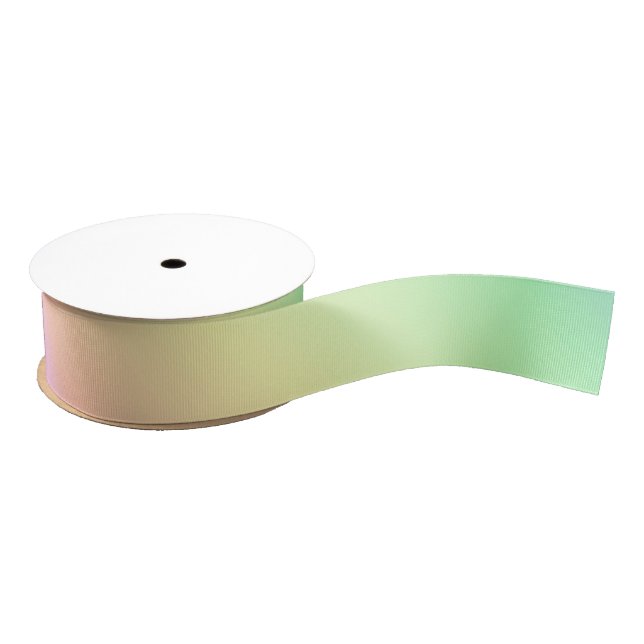 Rainbow Satin Ribbon Grosgrain Ribbon (Spool)