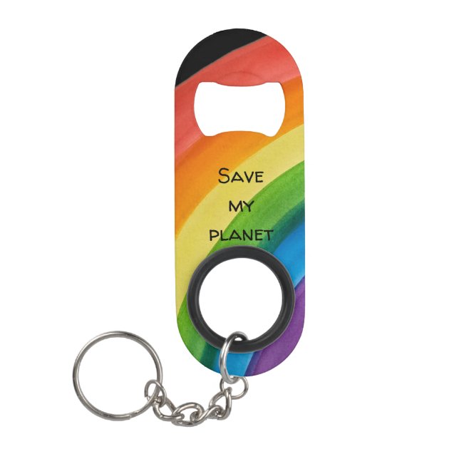 RAINBOW Save my planet (customisable) (Front)