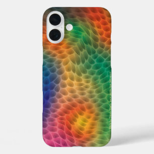 Rainbow Scales iPhone 16 Plus Case