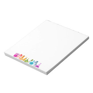 Rainbow Science Notepad