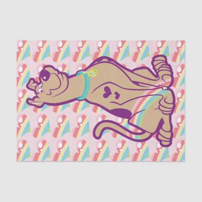 Rainbow Scooby-Doo Tissue Paper (Front)