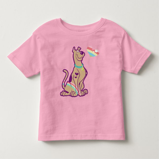 Rainbow Scooby-Doo Toddler T-Shirt (Front)