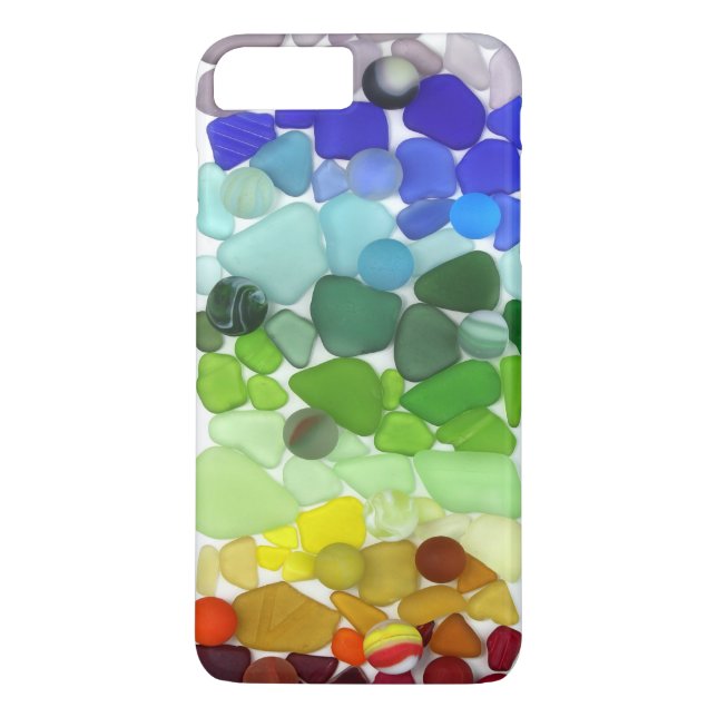 Rainbow Sea Glass Case-Mate iPhone Case (Back)