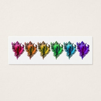 Rainbow Sea Shells Reception Table Seating Cards