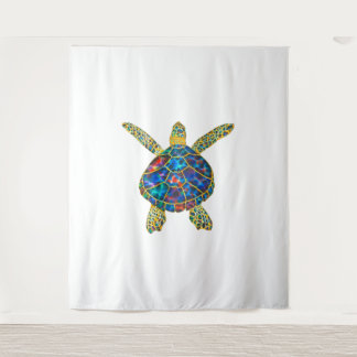 Rainbow Sea Turtle Tapestry