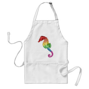 Rainbow Seahorse Standard Apron
