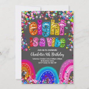 Rainbow Sequin Glitter 8 is a Vibe Invitation