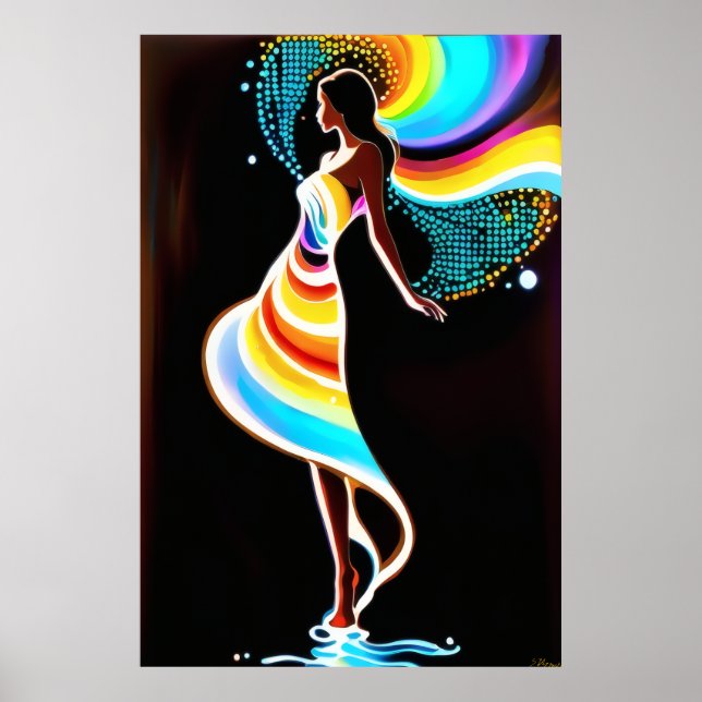 Rainbow serenity poster (Front)
