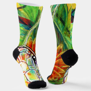 Rainbow Serpant  Socks