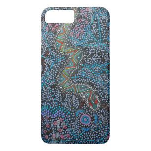 Rainbow Serpent Blue iPhone 7 Plus Case-Mate iPhone Case