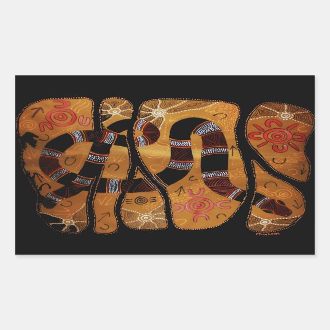 Rainbow Serpent Dreaming Stickers (Front)