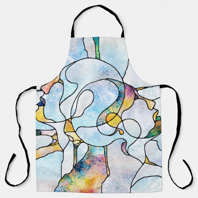 Rainbow Shards. Unity of Stained Glass series. Bac Apron (Front)
