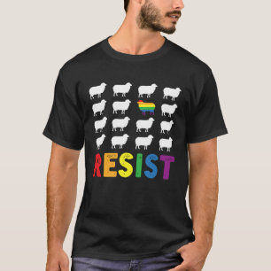 Rainbow Sheep In The Family A Proud Pride Month Mo T-Shirt
