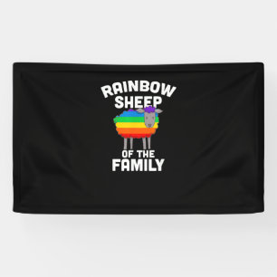 Rainbow Sheep Of The Family Gay Pride LGBTQ Equali Banner