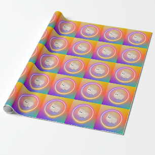 Rainbow Sheep wrapping paper 