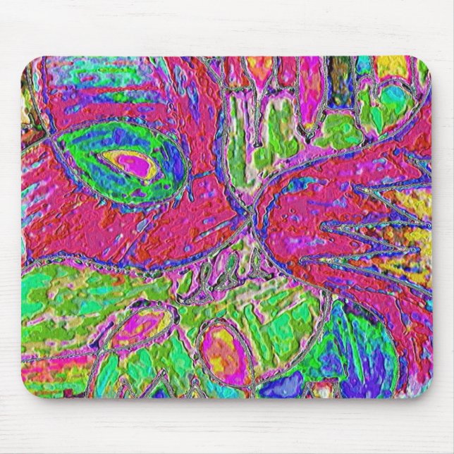 Rainbow Sherbet Foiled Mousepad (Front)
