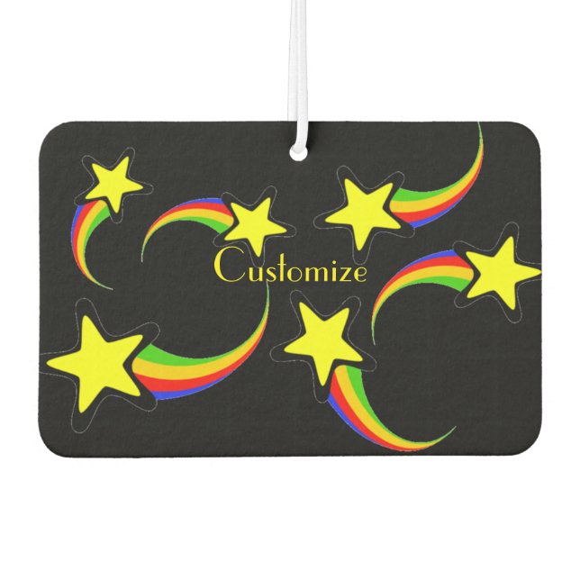 Rainbow Shooting Stars Thunder_Cove  Air Freshener (Front)