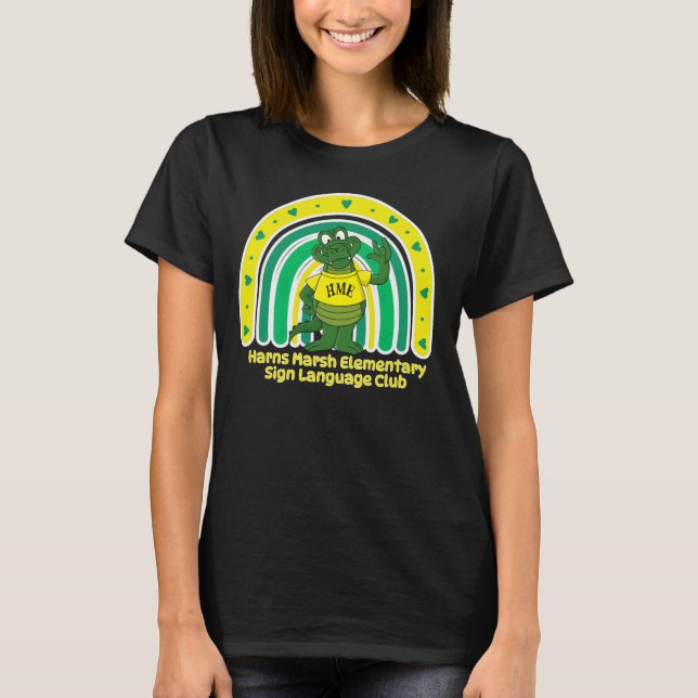 Rainbow Sign Language T-Shirt (Front)