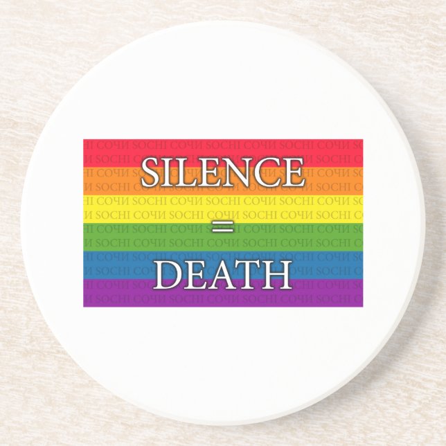 Rainbow - Silence = Death Coaster (Front)