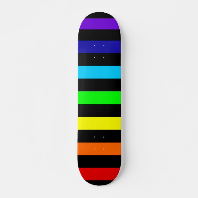 Rainbow Skateboard Deck (Front)