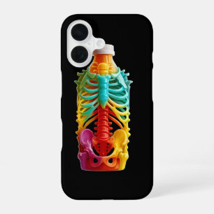 Rainbow Skeleton Bottle Case