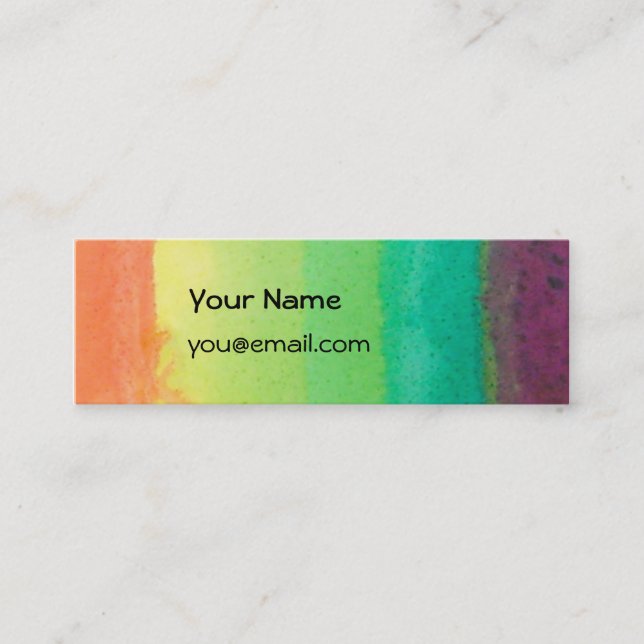 Rainbow Skinny Card (Front)