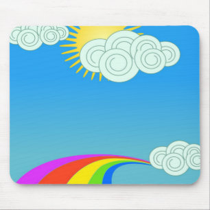 RAINBOW SKY MOUSE PAD