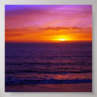 Rainbow sky poster