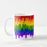 Rainbow Slime Paint Drips Colourful