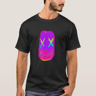Rainbow Smile Cool Techno Acid House Rave Psychede T-Shirt