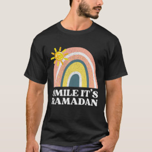 Rainbow Smile It's Ramadan Mubarak T-Shirt