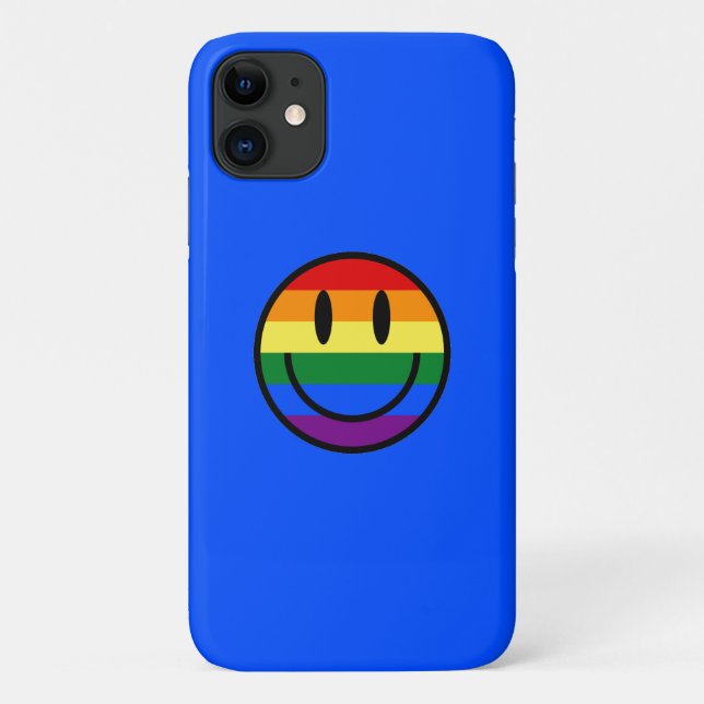Rainbow Smiley Face Case-Mate iPhone Case (Back)