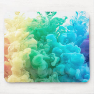 rainbow smokes mouse pad