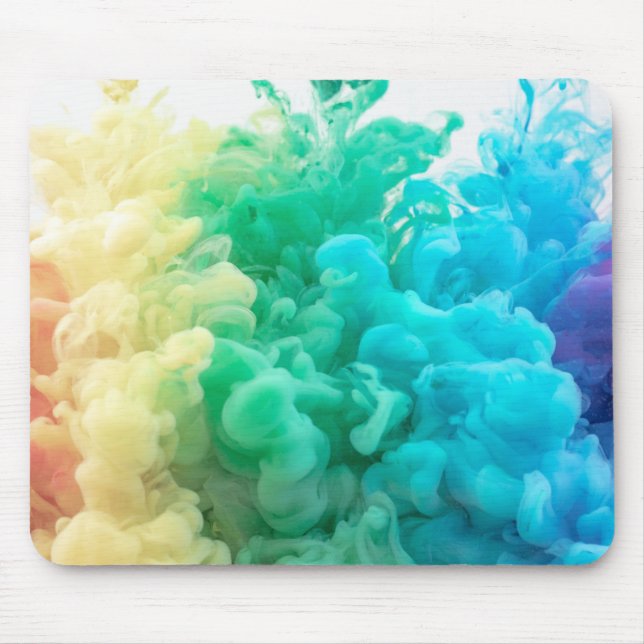 rainbow smokes mouse pad (Front)
