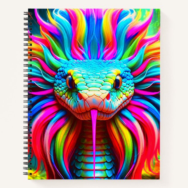 Rainbow Snake Notebook (Front)