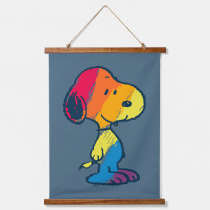 Rainbow Snoopy Hanging Tapestry