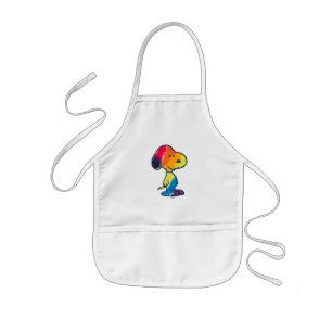 Rainbow Snoopy Kids Apron