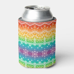 Rainbow Southwest Pattern By Megaflora Can Cooler