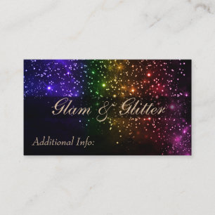 Rainbow Sparkle Business Card