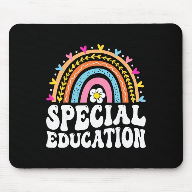 Rainbow Special Education Teacher Sped  Mouse Pad (Front)