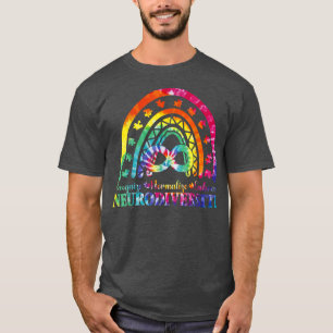 Rainbow Spectrum ASD ADHD Neurodiversity Autism Aw T-Shirt